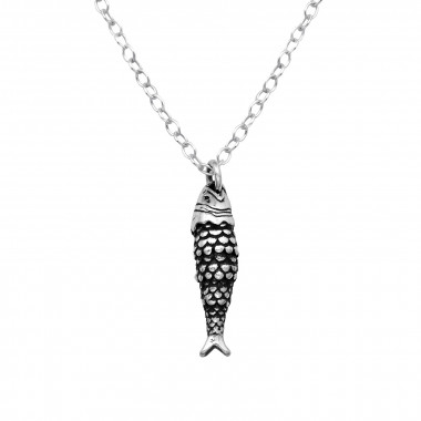 Fish - 925 Sterling Silver Silver Necklaces SD50258