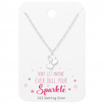 Triple Heart - 925 Sterling Silver Necklace & Stud Sets SD45510