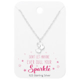 Triple Heart - 925 Sterling Silver Necklace & Stud Sets SD45510