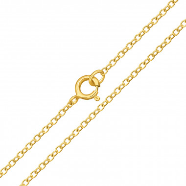 Round link - 925 Sterling Silver Chain Alone SD11402