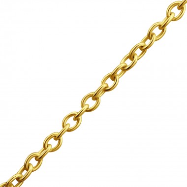 Round link - 925 Sterling Silver Chain Alone SD11405