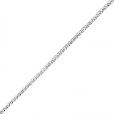 Silver Wheat Necklace Chain - 925 Sterling Silver Chain Alone SD37870