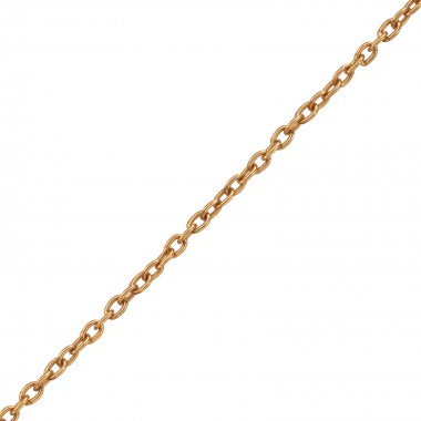 45cm Silver Cable Chain With 7cm Extension Included - 925 Sterling Silver Chain Alone SD38132