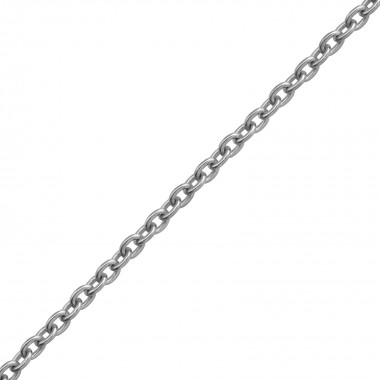 45cm Silver Cable Chain With 7cm Extension Included - 925 Sterling Silver Chain Alone SD38135