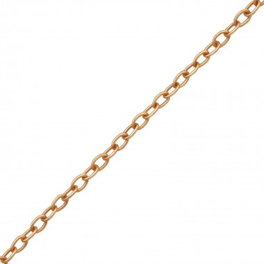 42cm Silver Cable Chain With 3cm Extension Included - 925 Sterling Silver Chain Alone SD41015