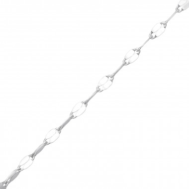 Flat - 925 Sterling Silver Chain Alone SD43647