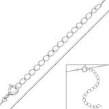 45cm Cable Chain - 925 Sterling Silver Chain Alone SD48112