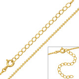 45cm Balls - 925 Sterling Silver Chain Alone SD48604