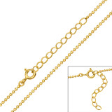 39cm Balls - 925 Sterling Silver Chain Alone SD48606