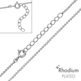 39cm Balls - 925 Sterling Silver Chain Alone SD48607