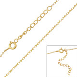 45cm Cable - 925 Sterling Silver Chain Alone SD48616