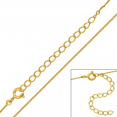 45cm Snake - 925 Sterling Silver Chain Alone SD48620