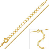 45cm Cable Chain - 925 Sterling Silver Chain Alone SD48632