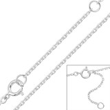 Cable Chain 39cm - 925 Sterling Silver Chain Alone SD48673