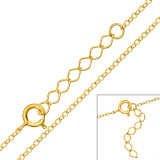 Cable Chain 43.6 cm - 925 Sterling Silver Chain Alone SD48684