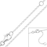 Cable Chain 45cm - 925 Sterling Silver Chain Alone SD48685