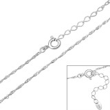45cm Singapore Chain - 925 Sterling Silver Chain Alone SD50984