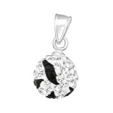 Ball - 925 Sterling Silver Pendants with CZ SD12306