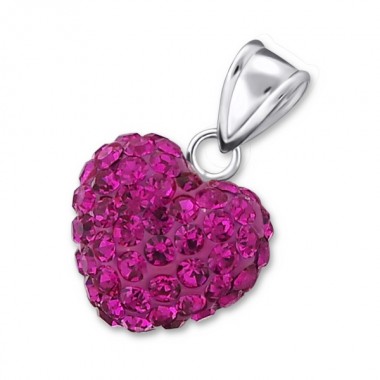Heart - 925 Sterling Silver Pendants with CZ SD17902