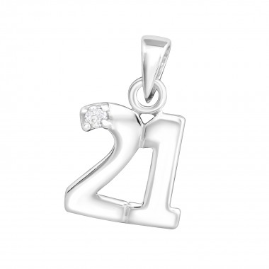 21 - 925 Sterling Silver Pendants with CZ SD3203