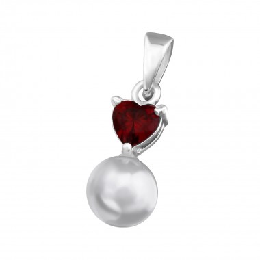Heart - 925 Sterling Silver Pendants with CZ SD36533