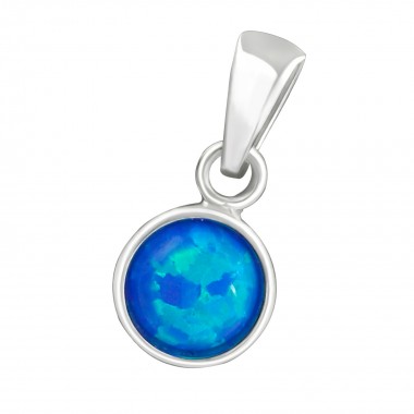 Round - 925 Sterling Silver Pendants with CZ SD36855