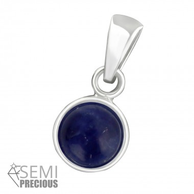 Round - 925 Sterling Silver Pendants with CZ SD36856