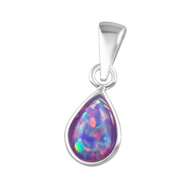 Pear - 925 Sterling Silver Pendants with CZ SD36857