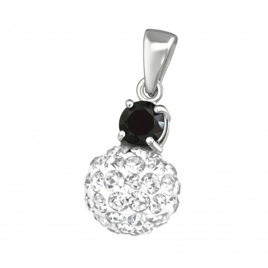 Round - 925 Sterling Silver Pendants with CZ SD37623