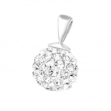 Round - 925 Sterling Silver Pendants with CZ SD37624