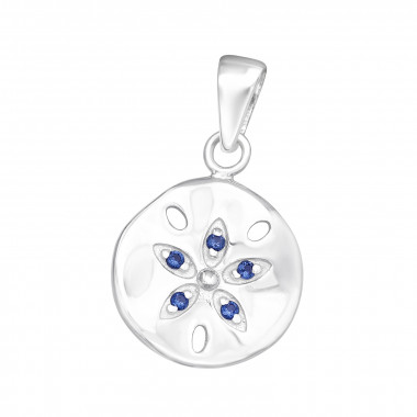 Flower - 925 Sterling Silver Pendants with CZ SD44471