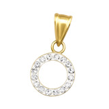 Circle - 925 Sterling Silver Pendants with CZ SD48578