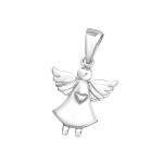 Angel - 925 Sterling Silver Simple Pendants SD14967