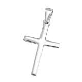 Slim cross - 925 Sterling Silver Simple Pendants SD1567