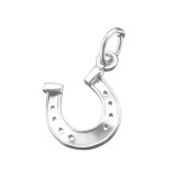 Horse shoe - 925 Sterling Silver Simple Pendants SD16456