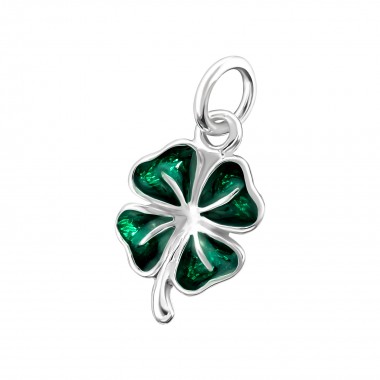 Shamrock - 925 Sterling Silver Simple Pendants SD18330