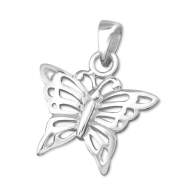Butterfly - 925 Sterling Silver Simple Pendants SD2797
