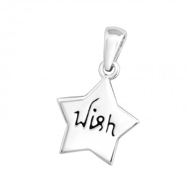 Star - 925 Sterling Silver Simple Pendants SD2948