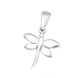 Dragonfly - 925 Sterling Silver Simple Pendants SD2968