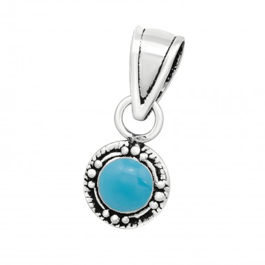Round - 925 Sterling Silver Simple Pendants SD30984