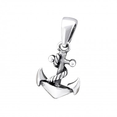 Anchor - 925 Sterling Silver Simple Pendants SD32275