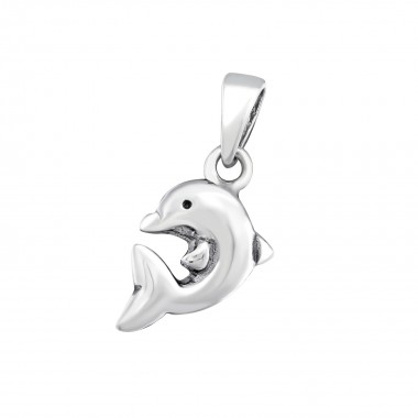 Dolphin - 925 Sterling Silver Simple Pendants SD34662