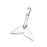 Whale's Tail - 925 Sterling Silver Simple Pendants SD34665