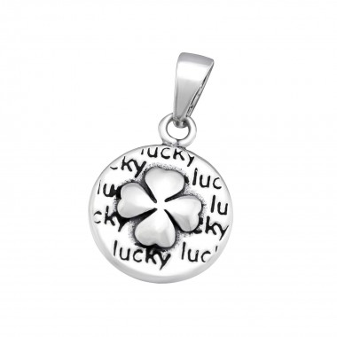 Lucky Clover - 925 Sterling Silver Simple Pendants SD34678