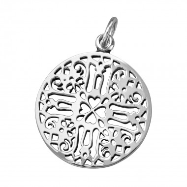 Antique - 925 Sterling Silver Simple Pendants SD39096
