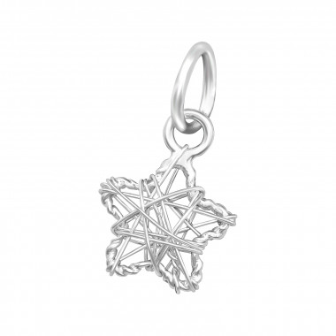 Star - 925 Sterling Silver Simple Pendants SD39128