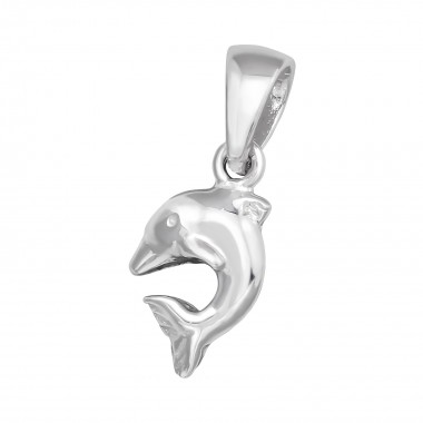 Dolphin - 925 Sterling Silver Simple Pendants SD39828