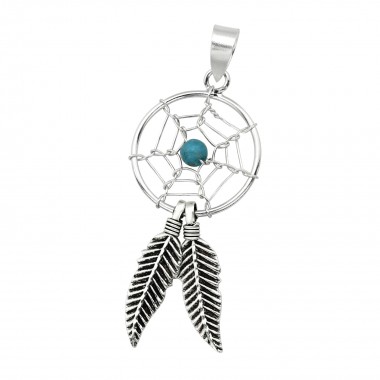 Dreamcatcher - 925 Sterling Silver Simple Pendants SD39916