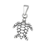 Turtle - 925 Sterling Silver Simple Pendants SD39986
