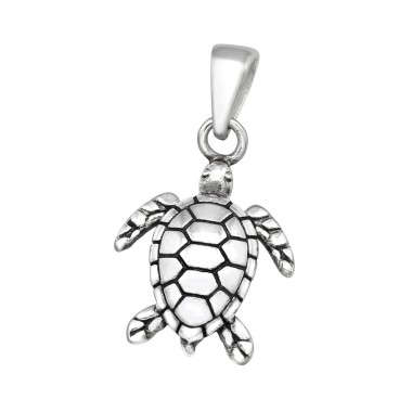 Turtle - 925 Sterling Silver Simple Pendants SD39986